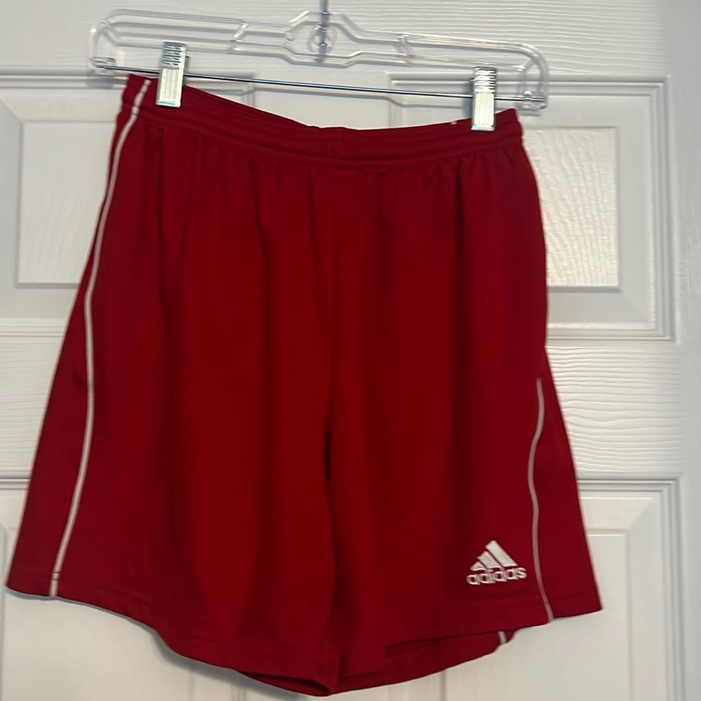 Adidas women’s soccer shorts - size small